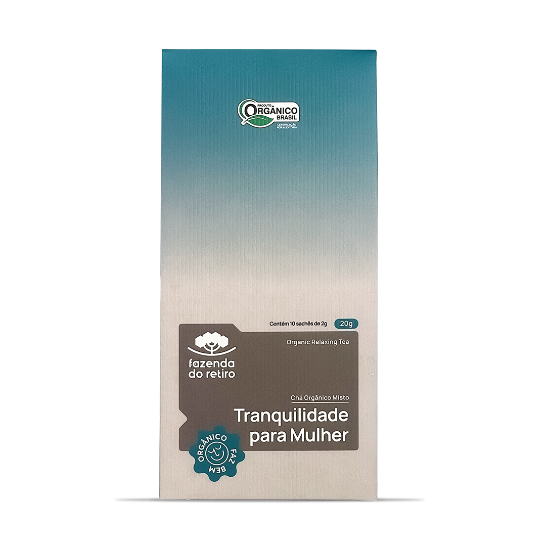 Chá Orgânico Tranquilidade para a Mulher TPM