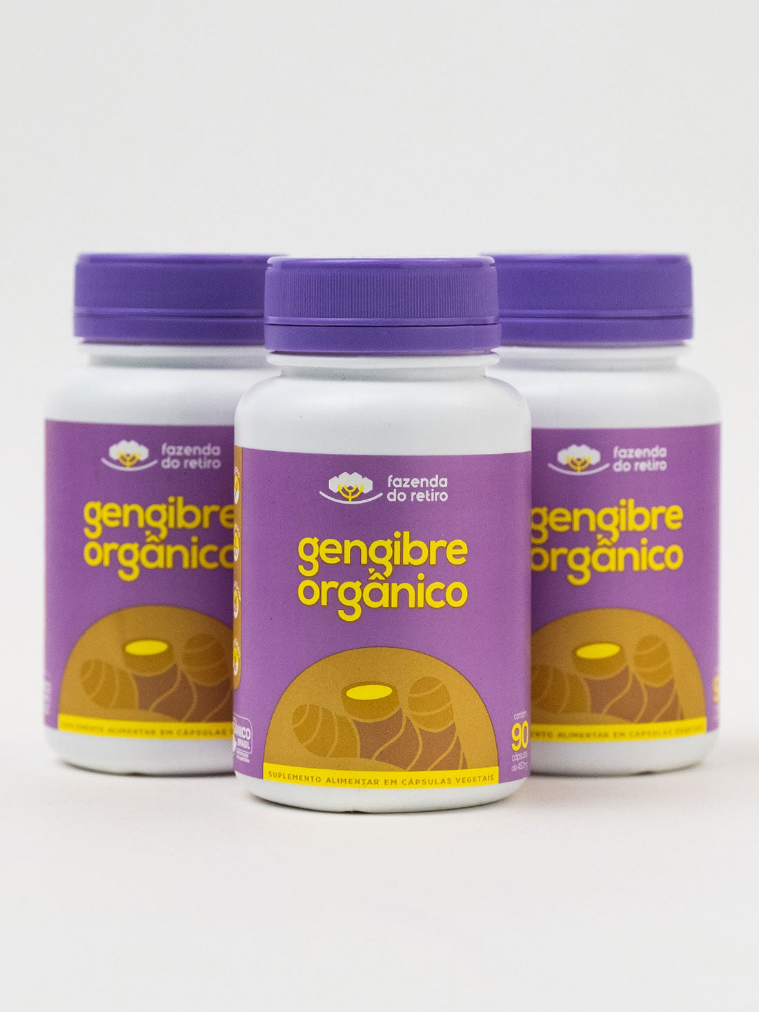 Gengibre em Cápsula Orgânica