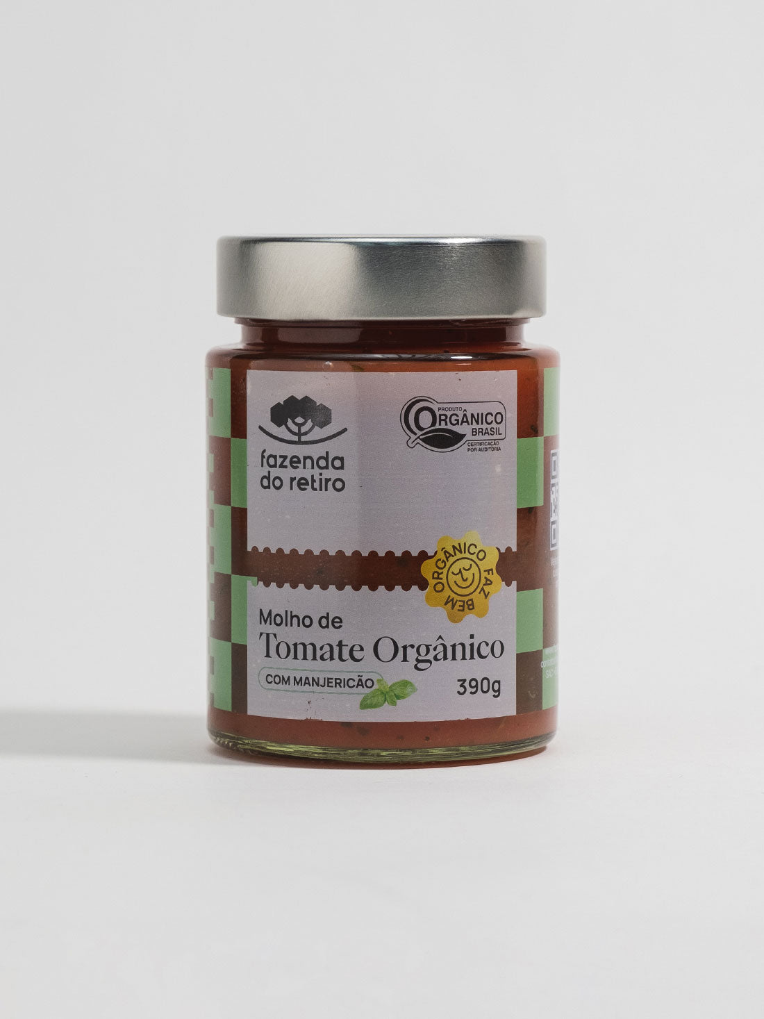 Molho de Tomate Orgânico com Manjericão