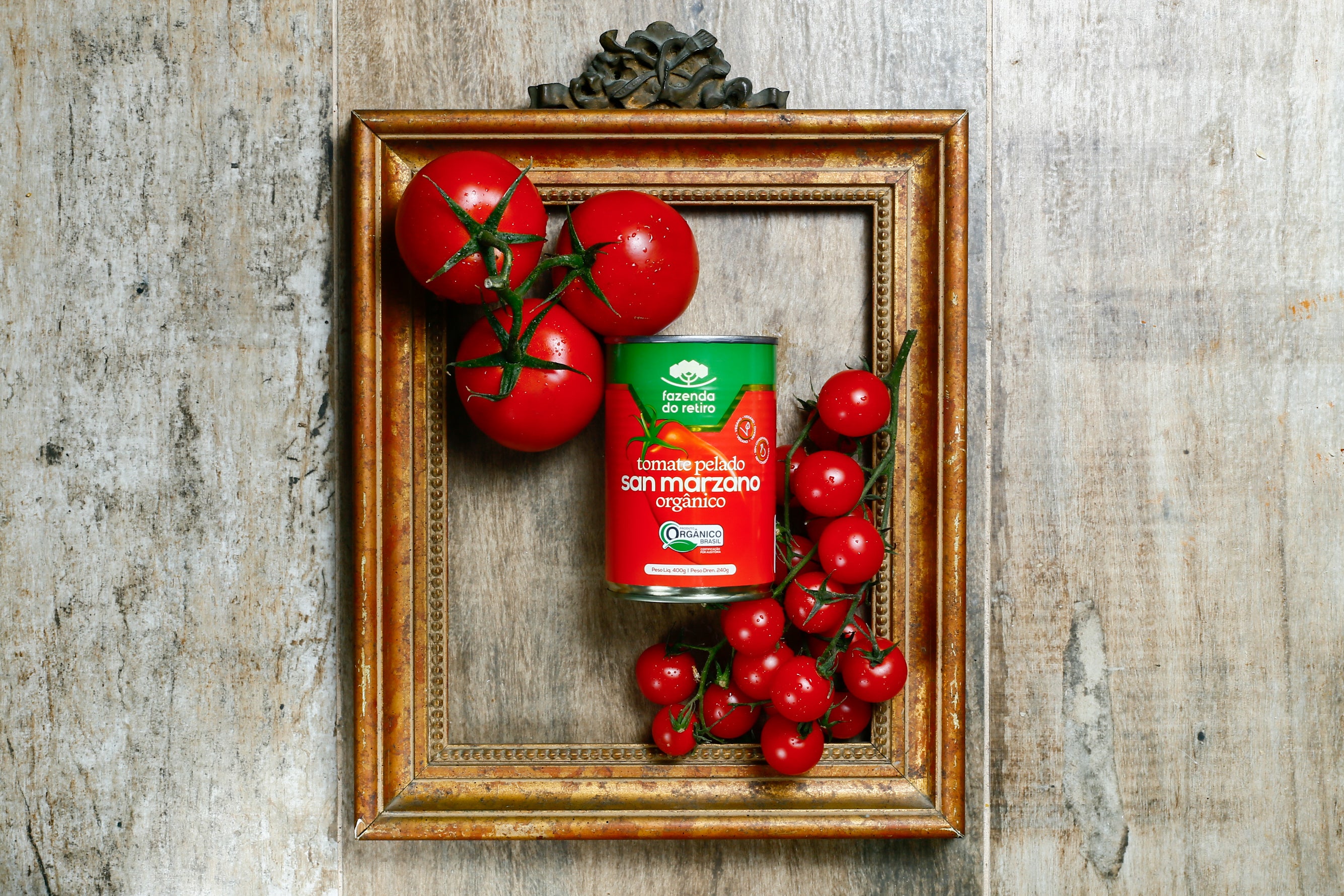 Tomate Pelado San Marzano Orgânico