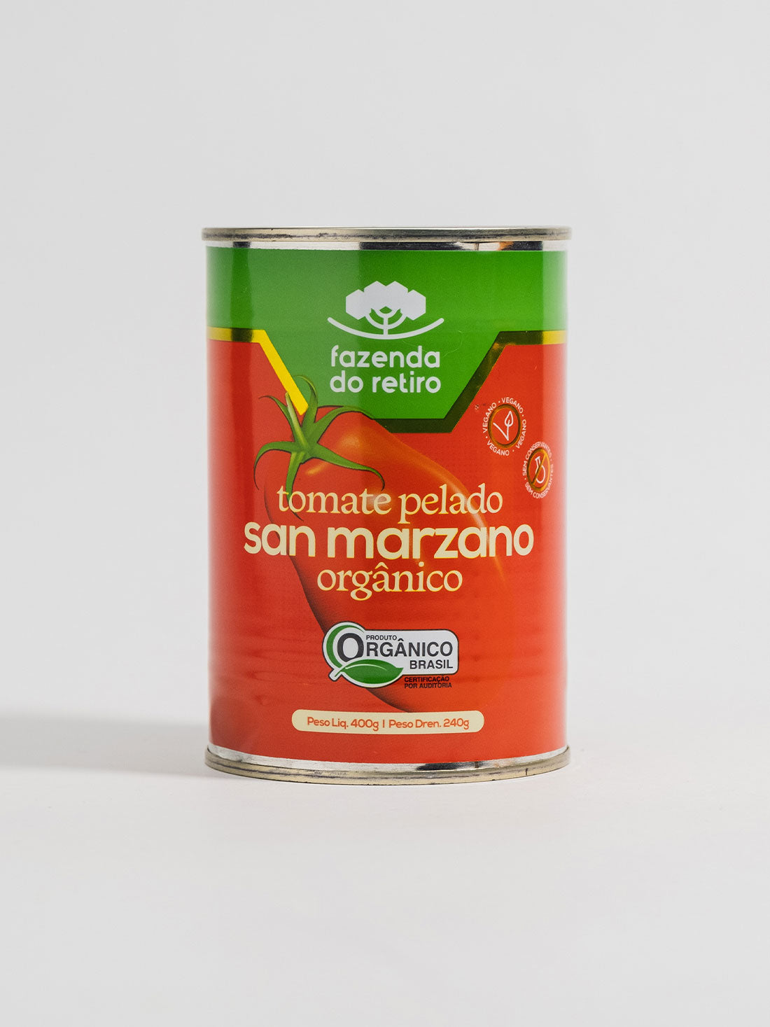 Tomate Pelado San Marzano Orgânico