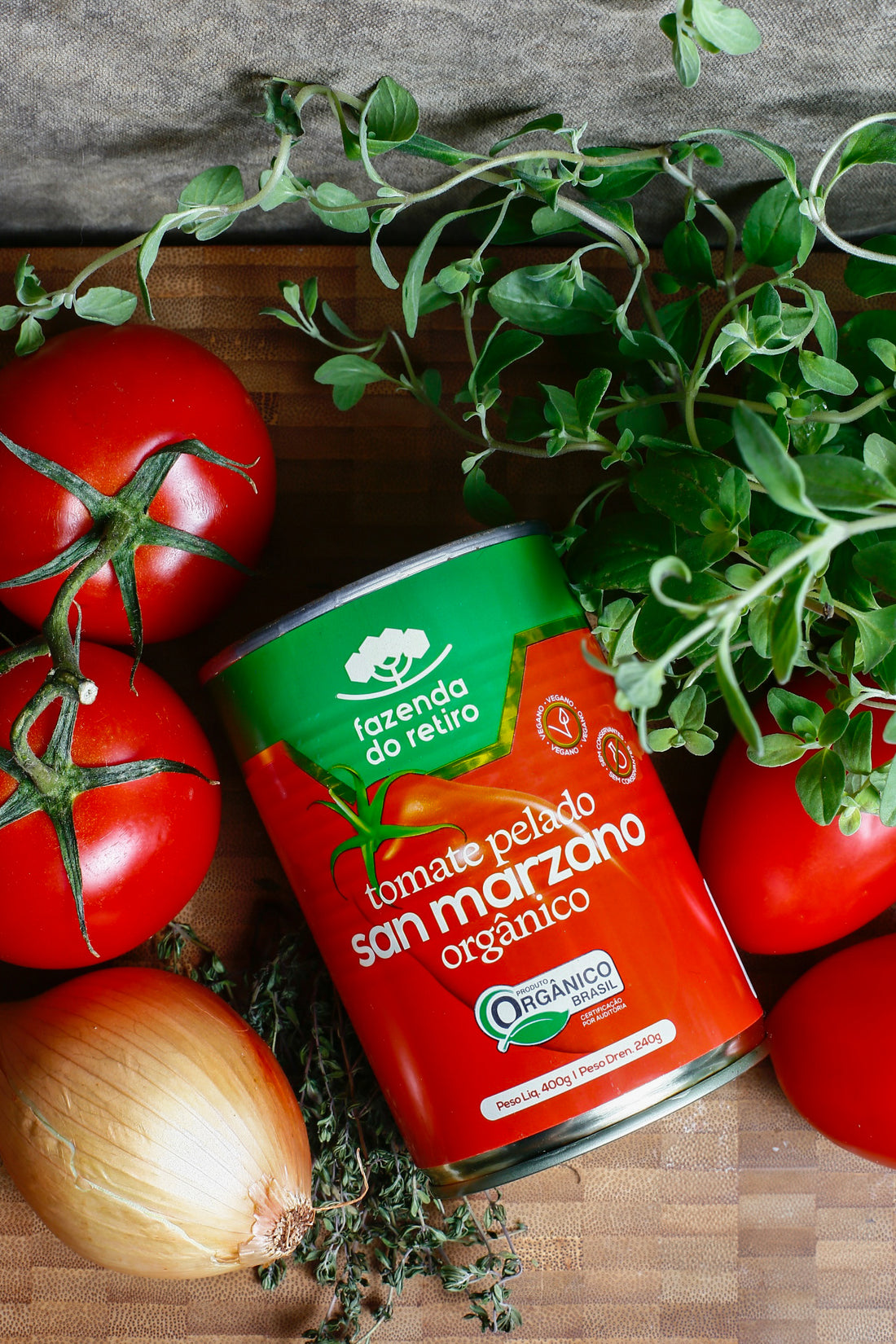 Tomate Pelado San Marzano Orgânico